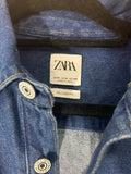 Zara Man pouch pocket denim pullover