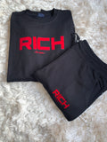 RICH Crew Neck jogger Set ( 2x )