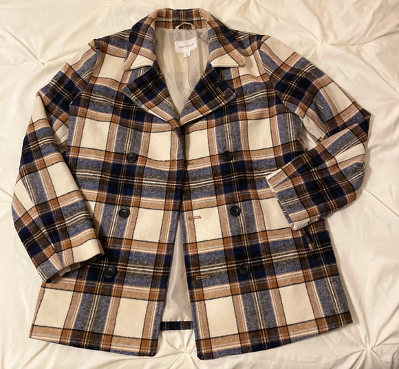 Men Plaid Jacket