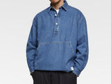 Zara Man pouch pocket denim pullover