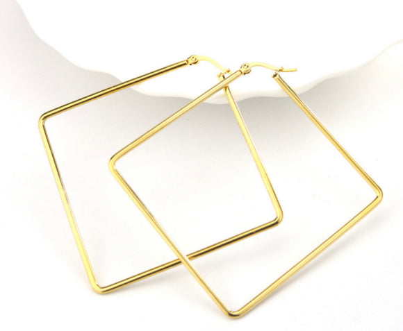 Square Hoop Earrings