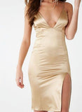 Champagne bodycon Cami dress