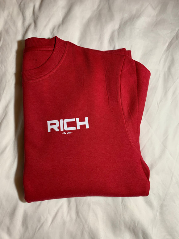 Men RICH Crew Neck Sweatshirt (M)