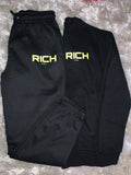 Men RICH Crew Neck Sweatsuit ( M )