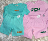 RICH Sweatshirt/Short set