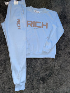 Rich Crew Neck Jogger Set