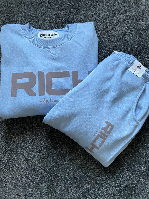 Rich Crew Neck Jogger Set