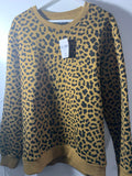 Men Cheetah print sweatshirt