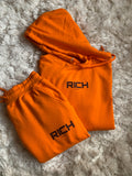 RICH Orange Sweatsuit  ( L )