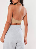 Camel Rib Halter Top