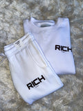 RICH Women crew neck Jogger set