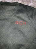 Men RICH Crew Neck Sweatshirt