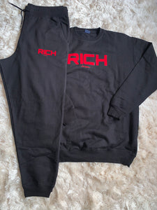 RICH Crew Neck jogger Set ( 2x )