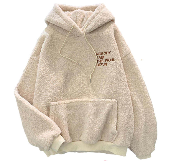 Plush Teddy Hoodie